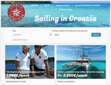 Tablet Screenshot of croatiayachtclub.com